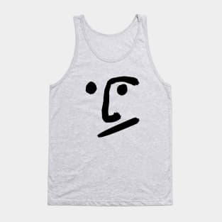 Disappointed face Tank Top